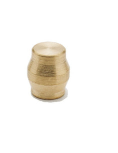 Zaślepka złączki skręcanej do rur niedzianych 12 mm, mosiężna