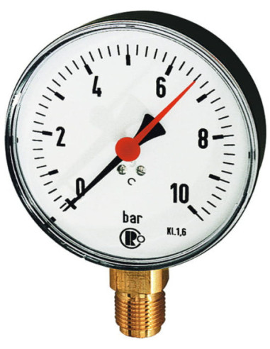 Manometr radialny 0-25 bar, G 1/2, 80 mm | Przyrządy Pomiarowe | Eshop Dopak | Wszystko dla Przemysłu