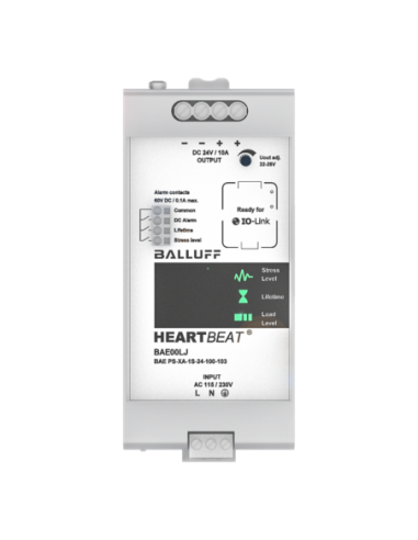 Zasilacz Heartbeat® z interfejsem IO-Link BAE PS-XA-1S-24-100-103 BALLUFF | Elektryka | Eshop Dopak | Wszystko dla Przemysłu