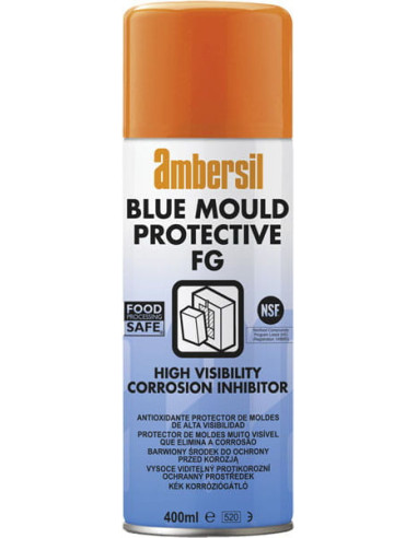 Blue Mould Protective FG, 32449, 400 ml, Ambersil, ochrona form wtryskowych, przemysł spożywczy | Chemia techniczna | Eshop Dopa