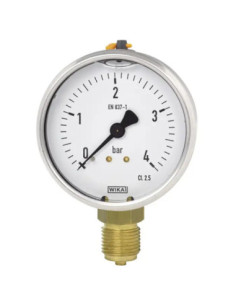 Manometr glicerynowy radialny, model 113.53 G1/2R, 100mm, 0-25bar, kl.1,6 | Przyrządy Pomiarowe | Eshop Dopak | Wszystko dla Prz