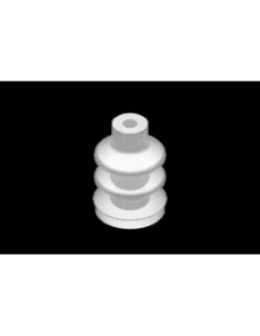 VG.LB16F.50.SFO Przyssawka próżniowa fi 16 mm, 2,5 mieszkowa, Silikon FDA, 50 Sh   pianka silikonowa | Pneumatyka | Eshop Dopak 