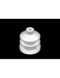 VG.LB22F.50.SFO Przyssawka próżniowa fi 22 mm, 2,5 mieszkowa, Silikon FDA, 50 Sh   pianka silikonowa | Pneumatyka | Eshop Dopak 
