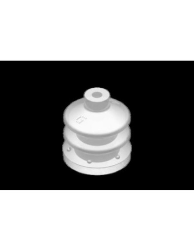 VG.LB22F.50.SFO Przyssawka próżniowa fi 22 mm, 2,5 mieszkowa, Silikon FDA, 50 Sh   pianka silikonowa | Pneumatyka | Eshop Dopak 