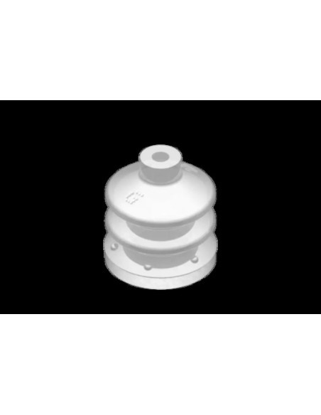 VG.LB22F.50.SFO Przyssawka próżniowa fi 22 mm, 2,5 mieszkowa, Silikon FDA, 50 Sh   pianka silikonowa | Pneumatyka | Eshop Dopak 