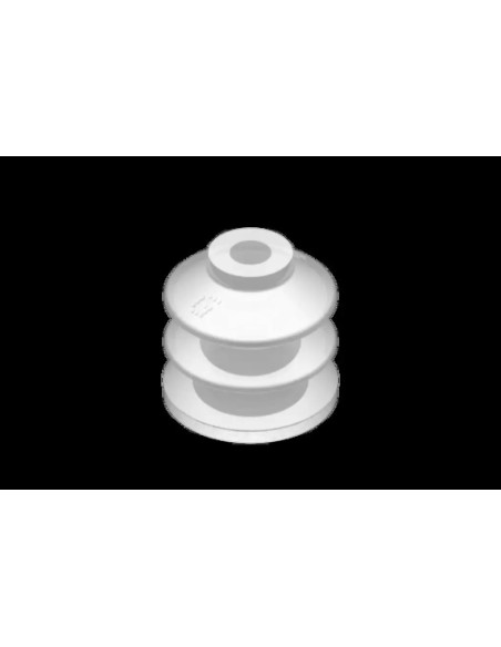 VG.LB33F.50.SFO Przyssawka próżniowa fi 33 mm, 2,5 mieszkowa, Silikon FDA, 50Sh   pianka silikonowa | Pneumatyka | Eshop Dopak |