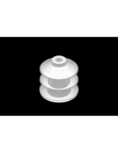 VG.LB42F.50.SFO Przyssawka próżniowa fi 42 mm, 2,5 mieszkowa, Silikon FDA, 50Sh   pianka silikonowa | Pneumatyka | Eshop Dopak |
