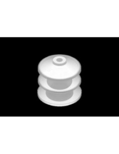 VG.LB53F.50.SFO Przyssawka próżniowa fi 53 mm, 2,5 mieszkowa, Silikon FDA, 50Sh   pianka silikonowa | Pneumatyka | Eshop Dopak |