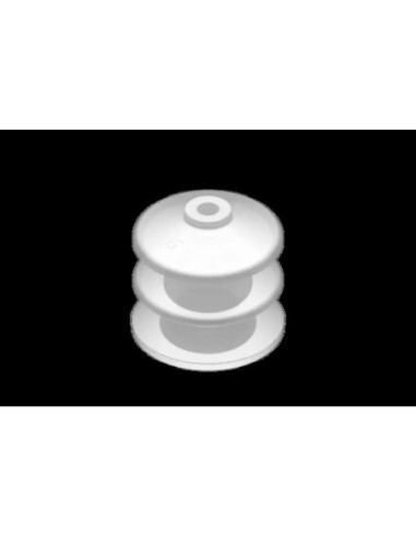 VG.LB53F.50.SFO Przyssawka próżniowa fi 53 mm, 2,5 mieszkowa, Silikon FDA, 50Sh   pianka silikonowa | Pneumatyka | Eshop Dopak |