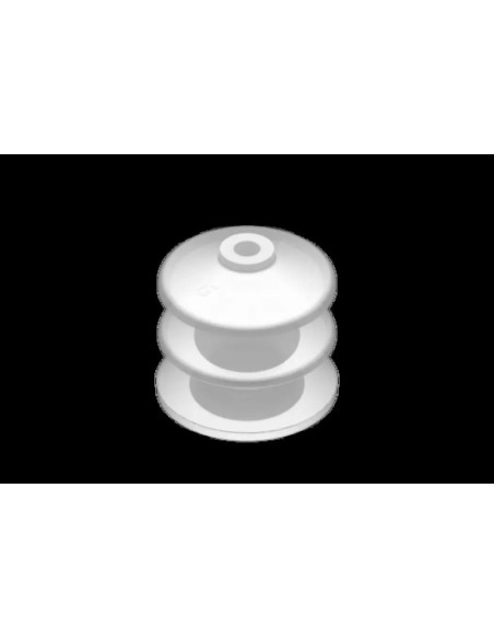 VG.LB53F.50.SFO Przyssawka próżniowa fi 53 mm, 2,5 mieszkowa, Silikon FDA, 50Sh   pianka silikonowa | Pneumatyka | Eshop Dopak |
