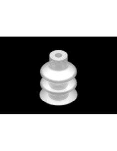 VG.LB16F.50 Przyssawka próżniowa fi 16 mm, 2,5 mieszkowa, silikon FDA, twardość 50 Shore | Pneumatyka | Eshop Dopak | Wszystko d