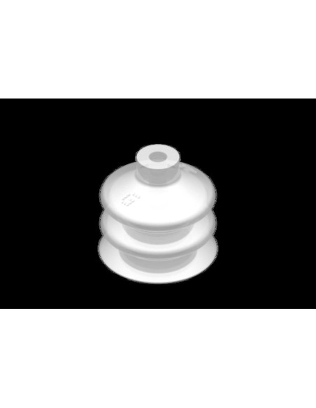 VG.LB22F.50 Przyssawka próżniowa fi 22 mm, 2,5 mieszkowa, silikon FDA, twardość 50 Shore | Pneumatyka | Eshop Dopak | Wszystko d