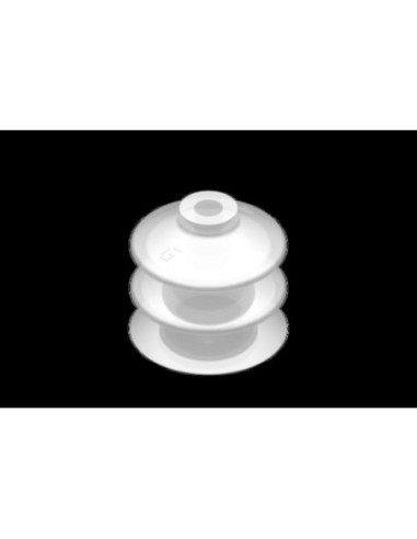 VG.LB42F.50 Przyssawka próżniowa fi 42 mm, 2,5 mieszkowa, silikon FDA, twardość 50 Shore | Pneumatyka | Eshop Dopak | Wszystko d