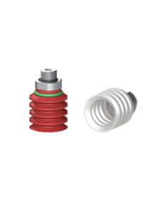 VG.FP15F.50 Przyssawka próżniowa fi 15 mm, 4,5 mieszkowa, Silikon FDA, twardość 50 Shore | Pneumatyka | Eshop Dopak | Wszystko d