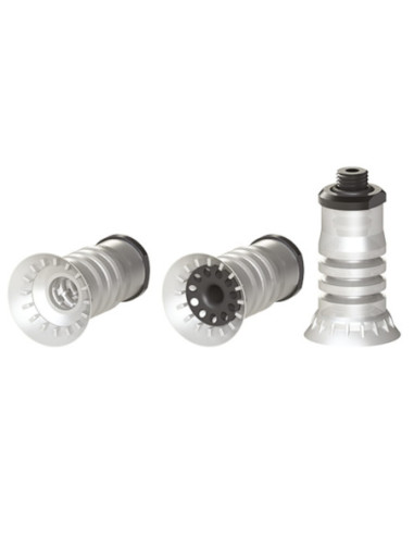 VG.BPG55F.40 Przyssawka próżniowa fi 55 mm, 1,5 mieszkowa, silikon FDA z wkładką, 40 Shore | Pneumatyka | Eshop Dopak | Wszystko
