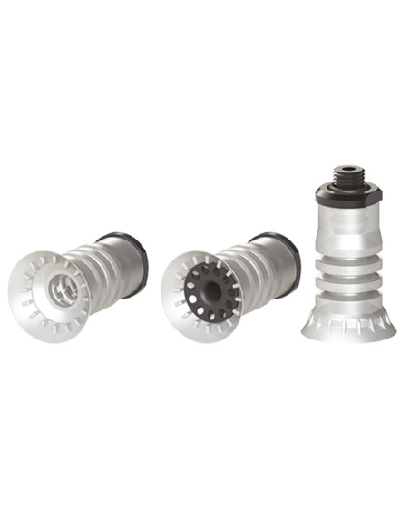 VG.LPG30F.40 Przyssawka próżniowa fi 30 mm, 3,5 mieszkowa, silikon FDA, Twarość 40 Shore | Pneumatyka | Eshop Dopak | Wszystko d