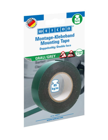 WEICON Mounting Tape 3m dwustronna taśma klejąca szara | Chemia techniczna | Eshop Dopak