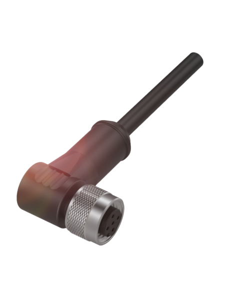 Przewód przyłączeniowy z jednostronnym złączem BCC W425-0000-1A-001-BW8334-020 BALLUFF | Przewody i Złącza | Eshop Dopak | Wszys