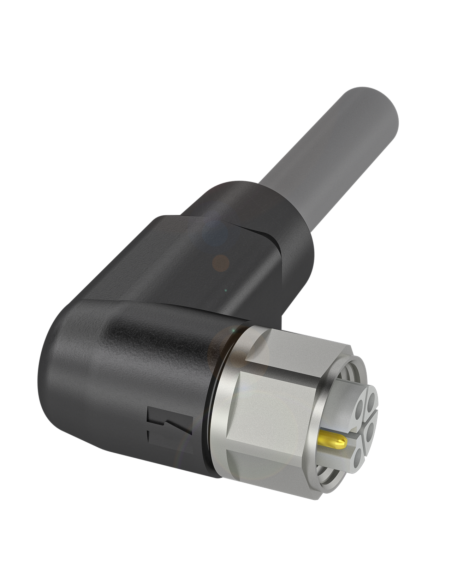 Przewód przyłączeniowy z jednostronnym złączem BCC S425-0000-1L-150-PX85A5-100 BALLUFF | Przewody i Złącza | Eshop Dopak | Wszys