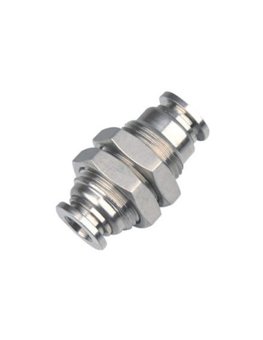 Złączka pneumatyczna wtykowa grodziowa M14 do węża fi 6 mm, stal nierdzewna 316L | Pneumatyka | Eshop Dopak | Wszystko dla Przem