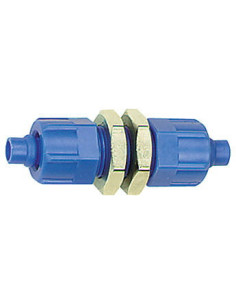 Złączka skręcana grodziowa M12x1 pod wąż 8/6, POM