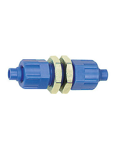 Złączka skręcana grodziowa M12x1 pod wąż 8/6, POM