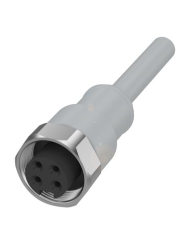 Przewód przyłączeniowy z jednostronnym złączem BCC C3B4-0000-10-003-YX84A5-100-C009 BALLUFF | Przewody i Złącza | Eshop Dopak | 