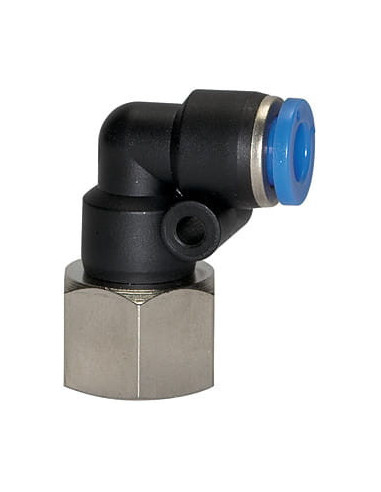 Złączka pneumatyczna wtykowa kątowa G 1/2 GW do węża fi 12 mm, tworzywo sztuczme | Pneumatyka | Eshop Dopak | Wszystko dla Przem