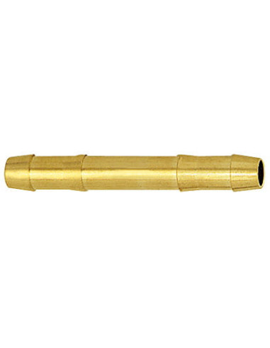 Złączka prosta przelotowa (choinka, łącznik) do węża fi 19 mm, mosiądz