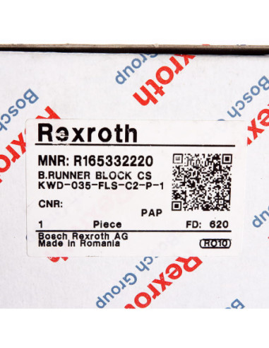 Wózek liniowy, R165332220, BOSCH | Automatyka | Eshop Dopak | Wszystko dla Przemysłu