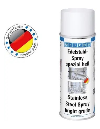 WEICON Stainless Steel Spray bright grade 400 ml powłoka na bazie pigmentów stali nierdzewnej jasne | Chemia techniczna | Eshop 