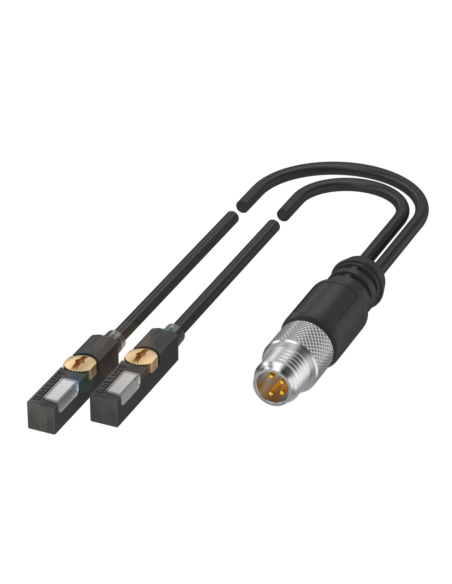Dwa czujniki pola magnetycznego z jednym wspólnym wtykiem BMF 235K-PS-C-2A-SA95-S75-00,3 BALLUFF | Automatyka | Eshop Dopak | Ws