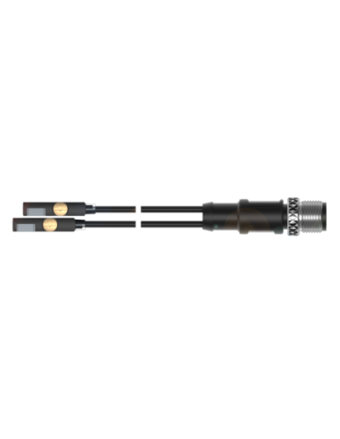 Dwa czujniki pola magnetycznego z jednym wspólnym wtykiem BMF 235K-PS-C-2A-SA95-S4-02 BALLUFF | Automatyka | Eshop Dopak | Wszys