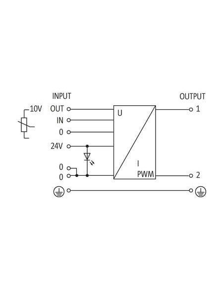 Przetwornik U/I proporcjonalny, na szynę DIN 7000-31261-0000000 | Elektronika | Eshop Dopak | Wszystko dla Przemysłu