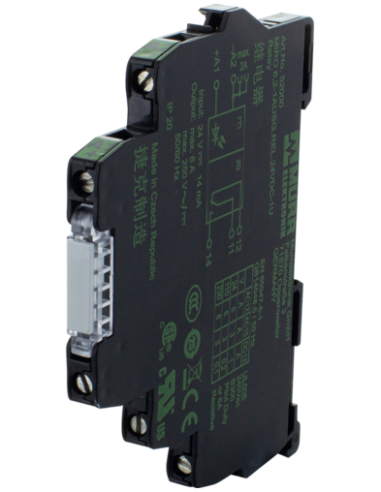 Przekaźnik MIRO 6.2, WE:24VDC - WY:250VAC/DC/6A 52000 | Elektronika | Eshop Dopak | Wszystko dla Przemysłu