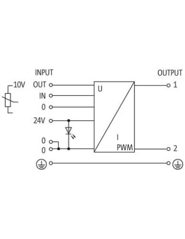 Przetwornik U/I proporcjonalny, na szynę DIN 7000-31271-0000000 | Elektronika | Eshop Dopak | Wszystko dla Przemysłu