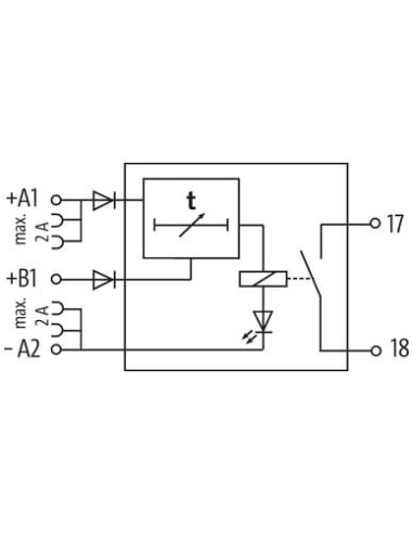 Timer wielofunkcyjny MIRO 6.2 24VDC-1S, WE:24VDC - WY:250VAC/DC/6A 52350 | Elektronika | Eshop Dopak | Wszystko dla Przemysłu