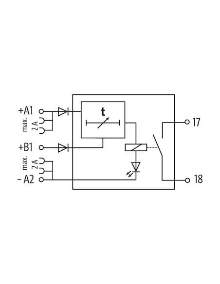 Timer wielofunkcyjny MIRO 6.2 24VDC-1S, WE:24VDC - WY:250VAC/DC/6A 52350 | Elektronika | Eshop Dopak | Wszystko dla Przemysłu