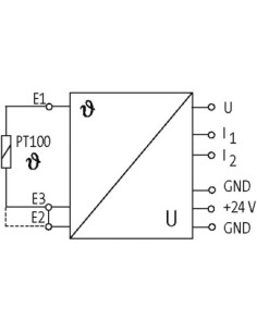 Przetwornik temperatury MIRO WE:0°C.. 100°C - WY:0..10V/(0)4..20mA 44332 | Elektronika | Eshop Dopak | Wszystko dla Przemysłu 2