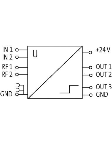 Komparator modułowy MAK, WE:2×30VDC WY:24V/0,7A 44110 | Elektronika | Eshop Dopak | Wszystko dla Przemysłu