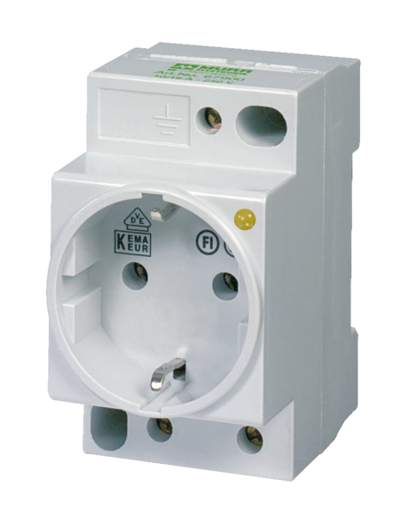 Gniazdo 250V, LED, na szynę montażową 67901 | Elektronika | Eshop Dopak | Wszystko dla Przemysłu
