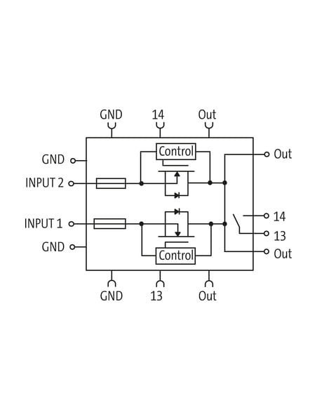 Moduł redundantny MB Redundancy Basic 85495 | Elektronika | Eshop Dopak | Wszystko dla Przemysłu