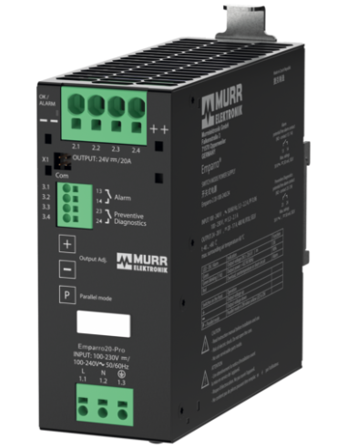 Zasilacz impulsowy Emparro Pro 1-fazowy 9000-16112-1421110 | Elektronika | Eshop Dopak | Wszystko dla Przemysłu