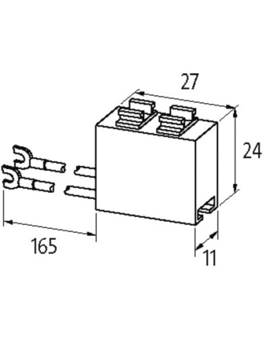 Tłumik do stycznika Siemens, układ RC, 230VAC/DC 22052 | Elektronika | Eshop Dopak | Wszystko dla Przemysłu