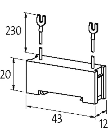 Tłumik przepięć uniwersalny, układ RC, 230VAC/DC/25VA/W 20033 | Elektronika | Eshop Dopak | Wszystko dla Przemysłu