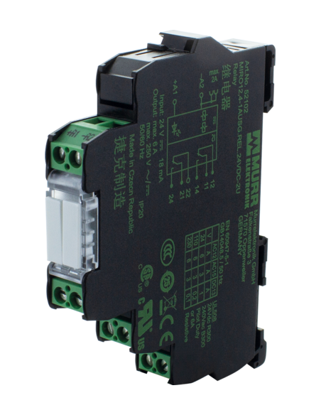 Przekaźnik MIRO 12.4, WE:24VDC - WY:250VAC/DC/6A 52102 | Elektronika | Eshop Dopak | Wszystko dla Przemysłu
