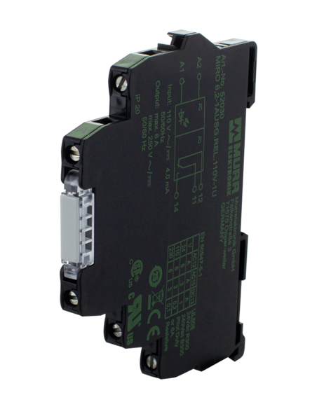 Przekaźnik MIRO 6.2 WE: 110VAC/DC - WY:250VAC/DC/6A 52030 | Elektronika | Eshop Dopak | Wszystko dla Przemysłu