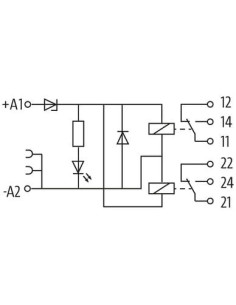 Przekaźnik MIRO 12.4 24VDC-2U WE:24VDC - WY:250VAC/DC/6A 6652110 | Elektronika | Eshop Dopak | Wszystko dla Przemysłu 2