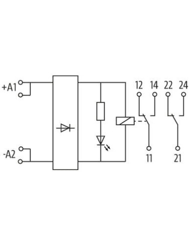 Przekaźnik MKS-RA 12/24, WE:24VDC - WY:250VAC/DC/8A 67147 | Elektronika | Eshop Dopak | Wszystko dla Przemysłu