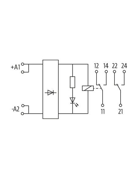 Przekaźnik MKS-RA 12/24, WE:24VDC - WY:250VAC/DC/8A 67147 | Elektronika | Eshop Dopak | Wszystko dla Przemysłu